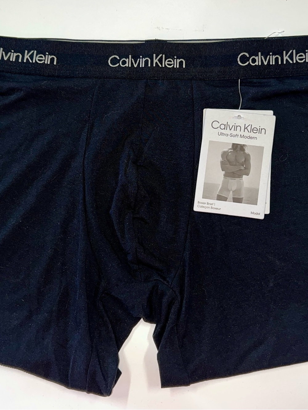 Calvin Klein Black Ultra-Soft Modern Boxer Briefs